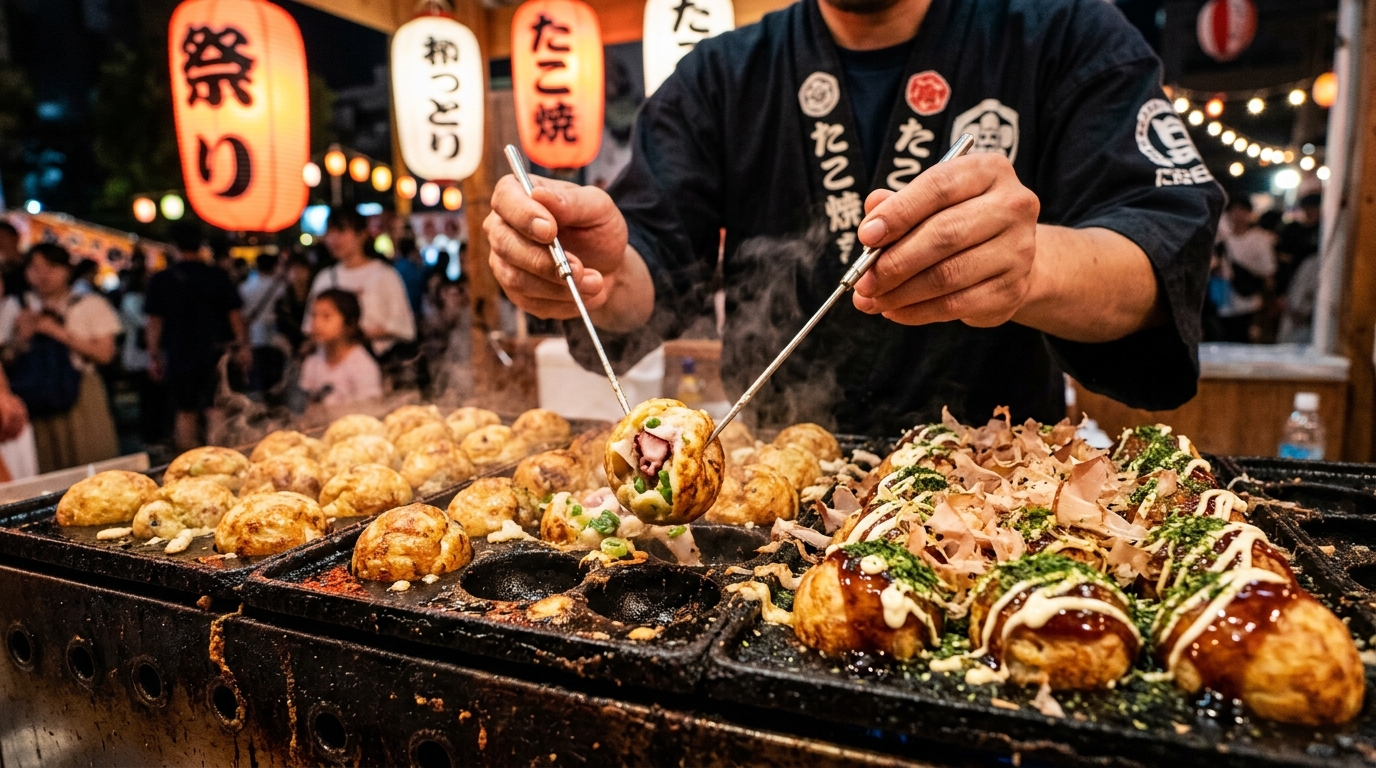 As Comidas Típicas que Você Encontra em Matsuris (Festivais)